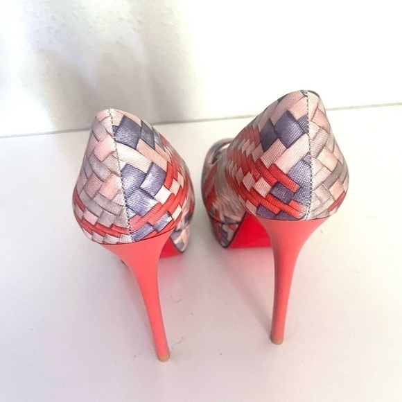 AIXINGI Woman’s Fashion multicolor platform peep toe heels size 235 (us 6.5) - Picture 5 of 13